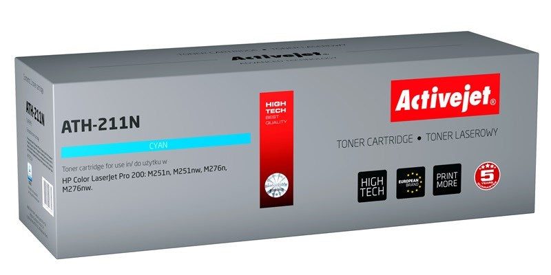 Activejet ATH-211N Toner (ersetzt HP 131A CF211A, Canon CRG-731C; Supreme; 1800 Seiten; Cyan)