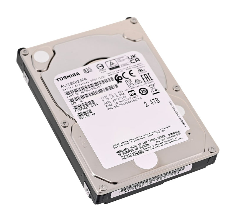 Toshiba AL15SEB24EQ internal hard drive 2.4 TB 10500 RPM 128 MB 2.5" SAS
