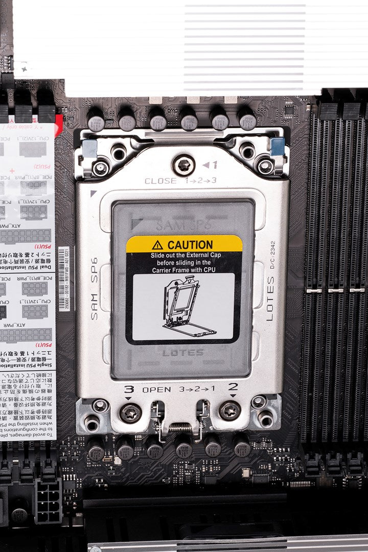 ASUS PRO WS WRX90E-SAGE SE AMD WRX90 Socket sTR5 EEB motherboard for workstations