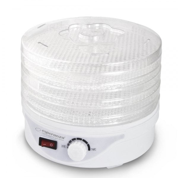 Déshydrateur alimentaire Esperanza EKD003 Transparent, Blanc 250 W