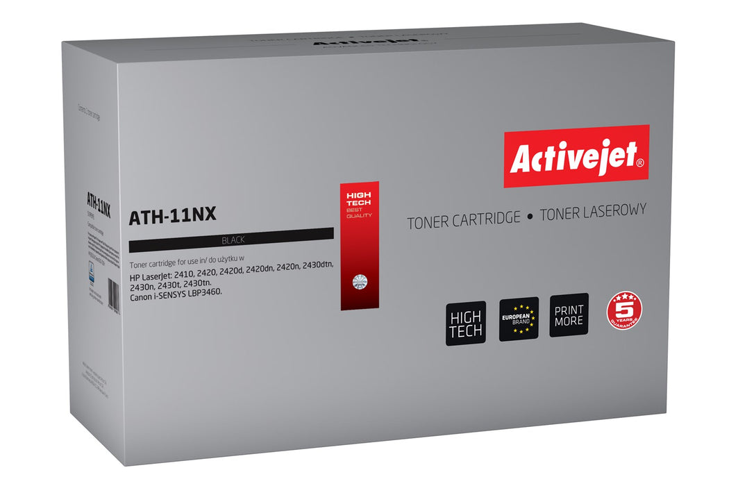 Activejet ATH-11NX Toner (replacement for HP 11X Q6511X, Canon CRG-710H; Supreme; 13500 pages; black)