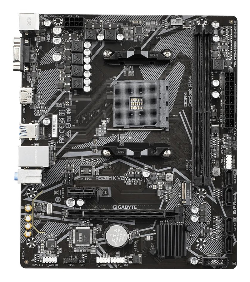 GIGABYTE A520M K V2 Motherboard