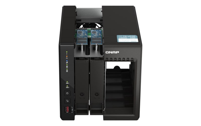 QNAP TS-253E - NAS server - 2 bays - SATA 6Gb/s - RAID 0, 1, 5, 6, 10, 50, JBOD, 60 - RAM 8 GB - 2.5 Gigabit Ethernet - iSCSI support