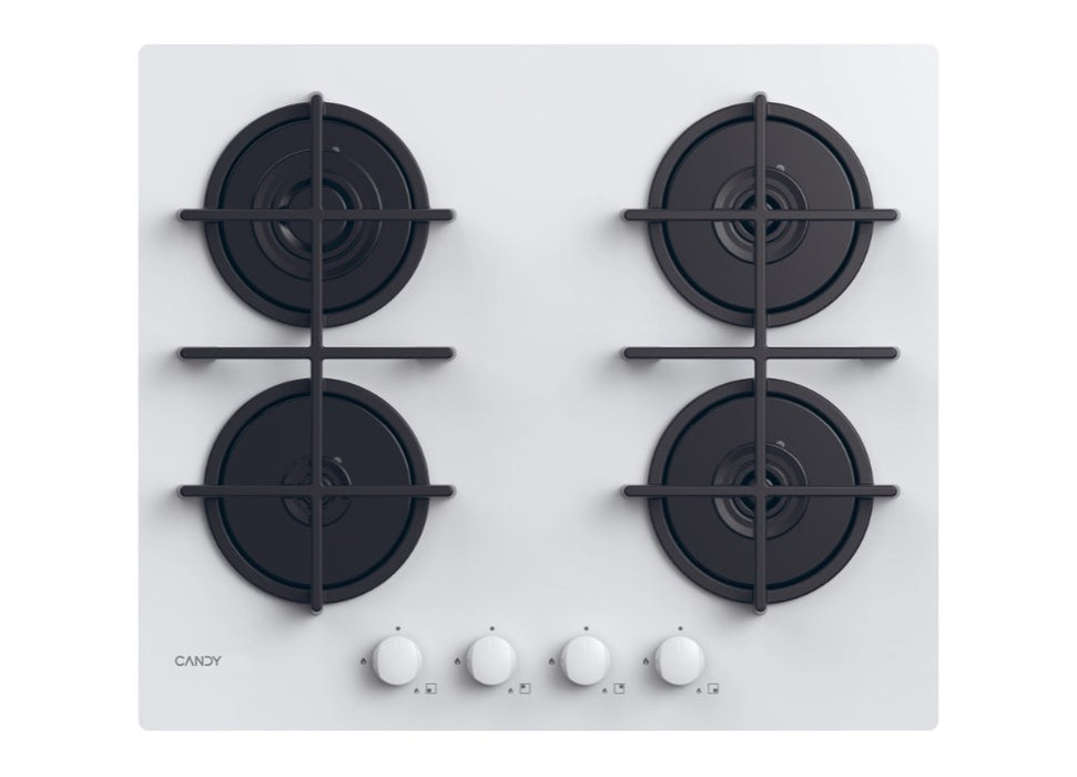 Candy CVG6WW White Built-in 59 cm Gas 4 zone(s)