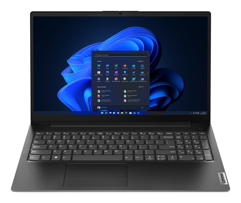 Lenovo V15 Intel® Core™ i3 i3-1315U Laptop 39.6 cm (15.6") Full HD 8 GB DDR4-SDRAM 256 GB SSD Wi-Fi 6 (802.11ax) English Black