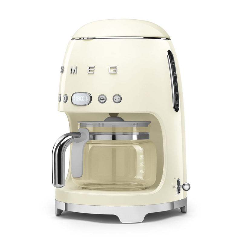 Smeg 50's Style Drip Filter Coffee Machine DCF02CREU Cream