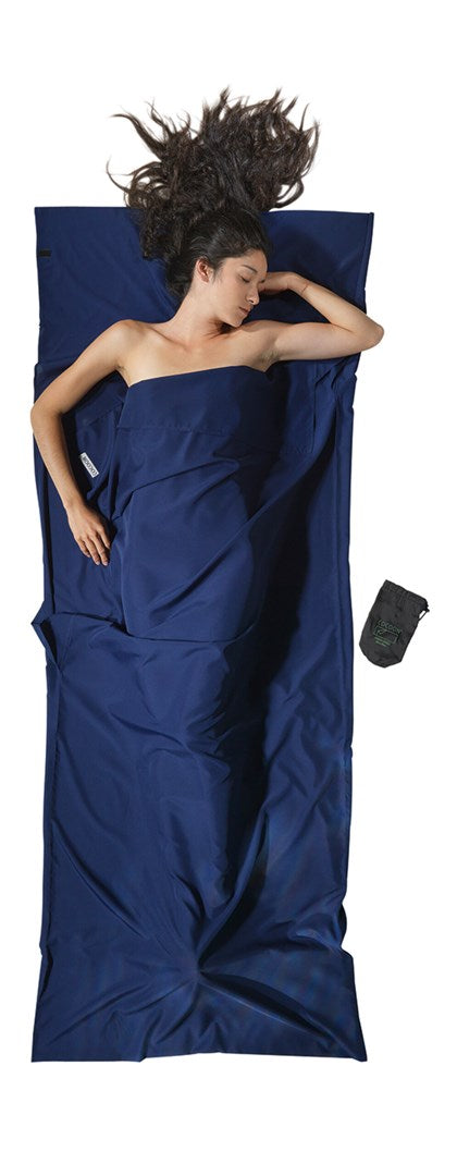 Cocoon Leicht-Reiseschlafsack,Rechteck,220 x 90cm,100 %Mikrofaser, twilight blue