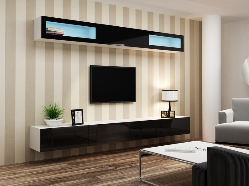 Cama Cabinet VIGO "90" full 90/35/32 white/black gloss