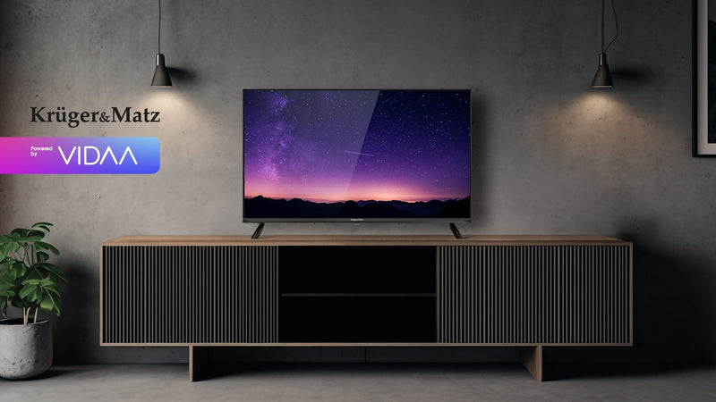 Krüger&Matz KM0243FHD-V3 109.2 cm (43") FHD Smart TV Wi-Fi Black