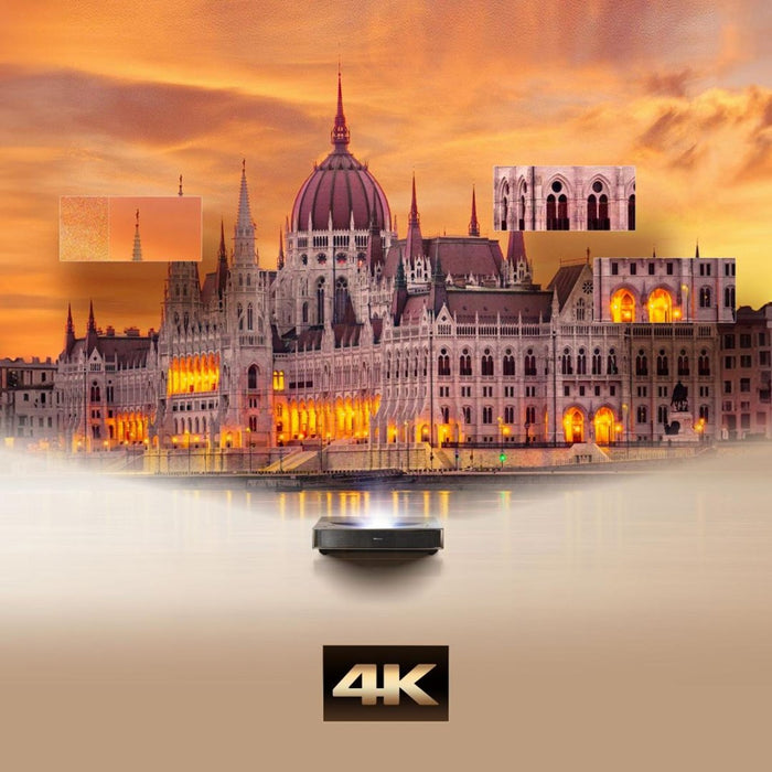 Hisense PT1 projection TV Ultra short throw projector Black 3D