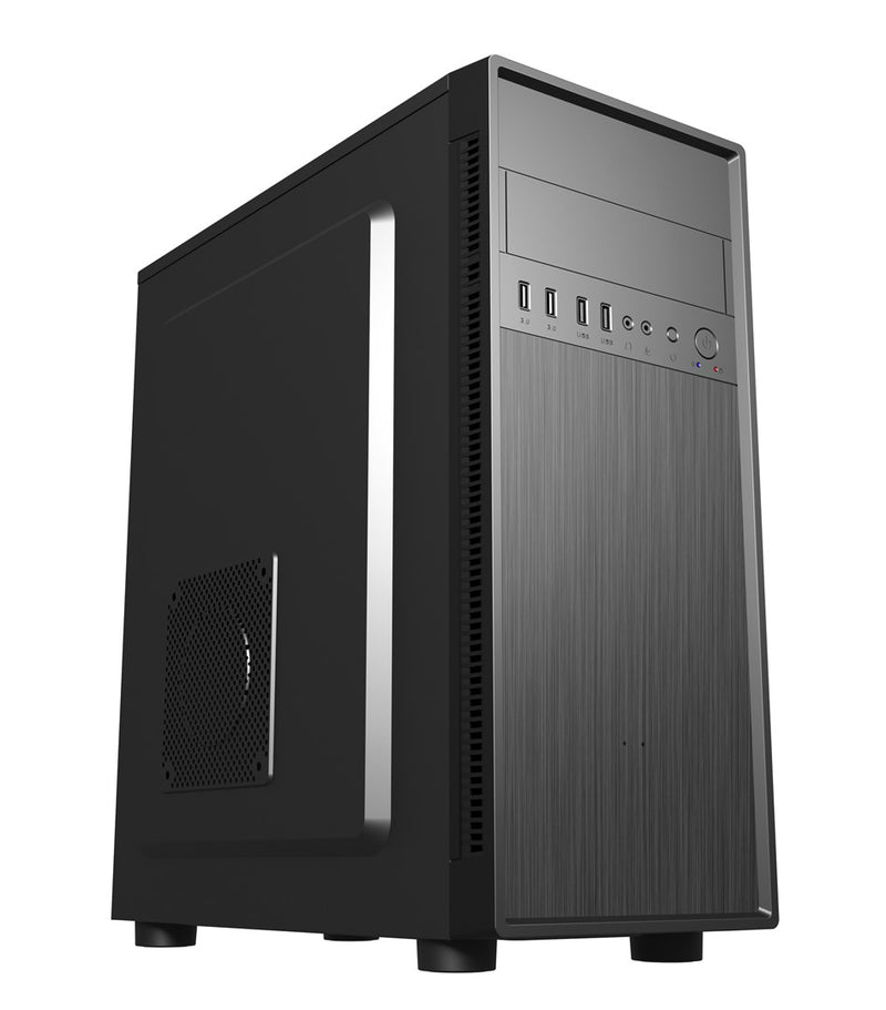 Gembird CCC-FC-160 Boîtier PC de bureau Fornax 160, noir