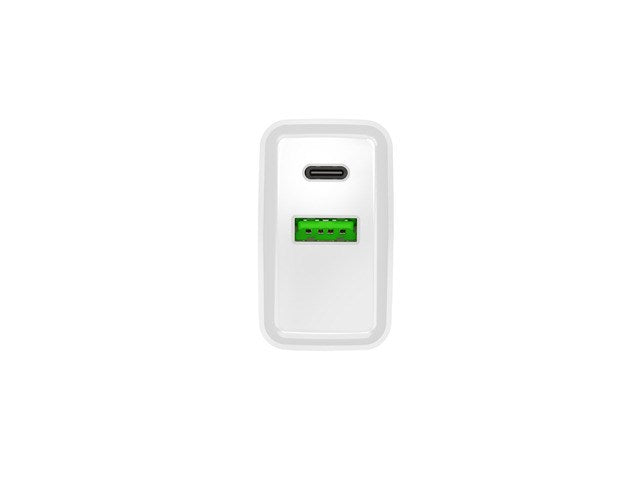 NATEC NETWORK CHARGER RIBERA USB-A+USB-C 20W PD