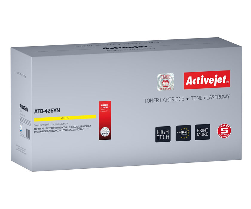 Activejet ATB-426YN toner (replacement for Brother TN-426Y; Supreme; 6500 pages; yellow)
