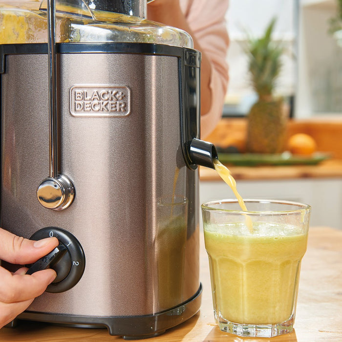 Juicer Black+Decker BXJE600E  (600W; black)