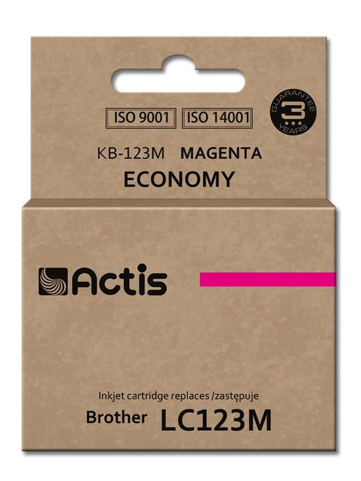 Actis KB-123M Ink (replacement for Brother LC123M/LC121M; Standard; 10 ml; magenta)