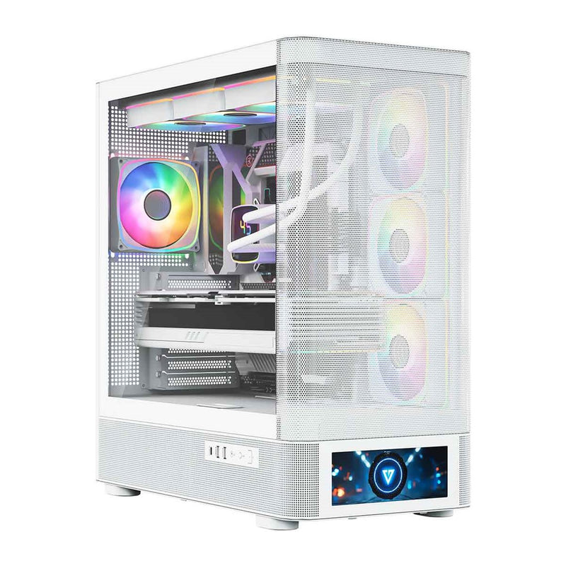 MODECOM Volcano Volcano AQ500 ARGB Midi Blanc