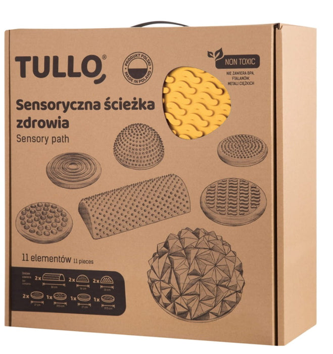 TULLO Fizjo sensory path, pastel, 11 pcs