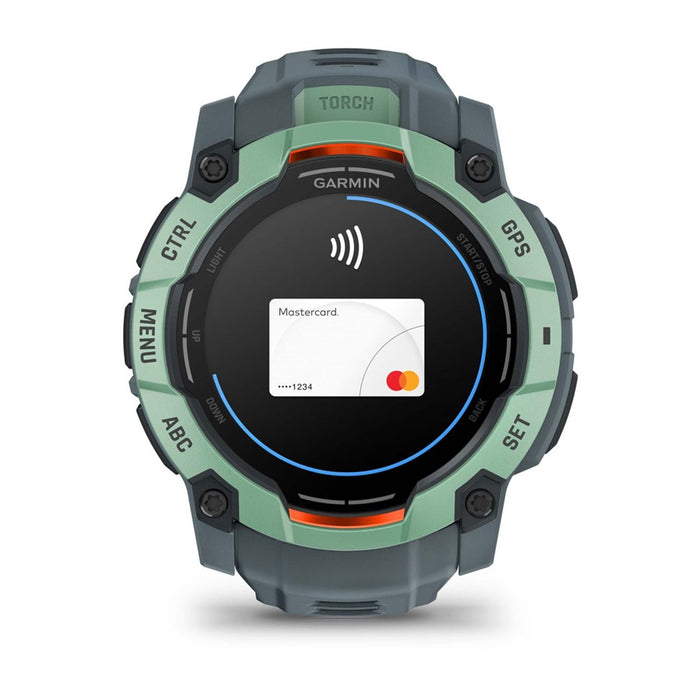 Garmin Instinct 3 AMOLED 3.3 cm (1.3") 50 mm Digital 416 x 416 pixels Touchscreen Green GPS (satellite)