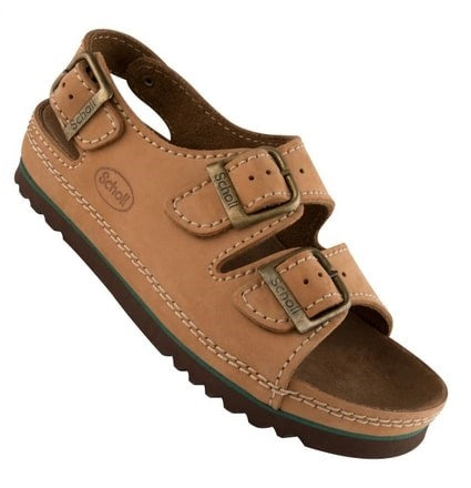 Scholl Air Bag Back Strap Comfortable Sandals Brown 35