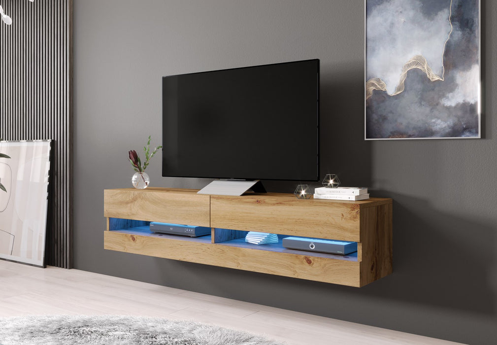 Cama Living room cabinet set VIGO NEW 9 wotan/wotan gloss