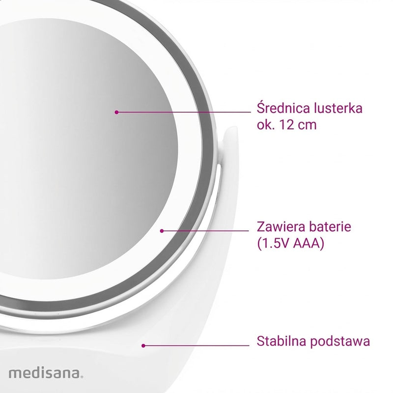 Medisana 2-in-1 cosmetic mirror CM 835