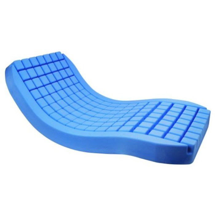 Rehabilitation and anti-decubitus dual function mattress Polyplot Blue