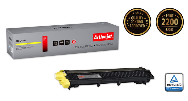 Activejet ATB-245YN Toner (replacement for Brother TN-245Y; Supreme; 2200 pages; yellow)