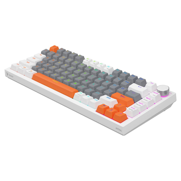 Savio ASTRAL WHITE JADE 3 COLOURS keyboard Gaming USB QWERTY US International