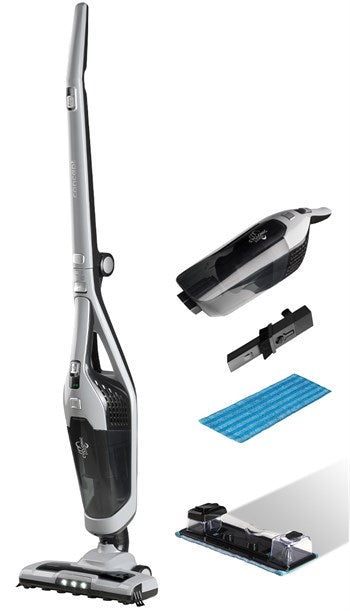 Concept VP4201 aspirateur-balai/balai électrique 2-en-1 aspirateur-balai AC sec et humide sans sac 0,6 L 90 W noir, argent