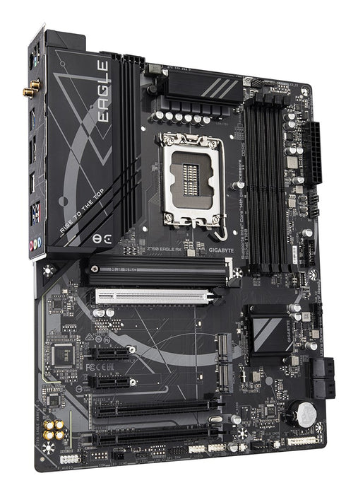 GIGABYTE Z790 EAGLE AX Motherboard - Supports Intel Core 14th Gen CPUs, 12+1+1Phases Digital VRM, up to 7600MHz DDR5 (OC), 3xPCIe 4.0 M.2, Wi-Fi 6E, 2