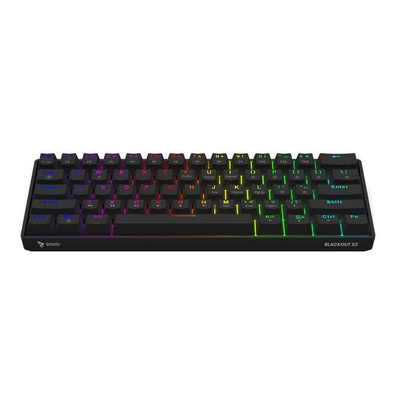 SAVIO BLACKOUT X2 Mechanical Keyboard OUTEMU Red, Hot Swap