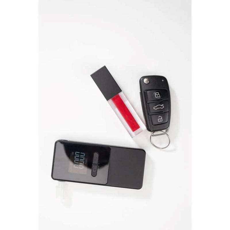 AlcoAlert Smart elektrochemischer Alkoholtester, schwarz