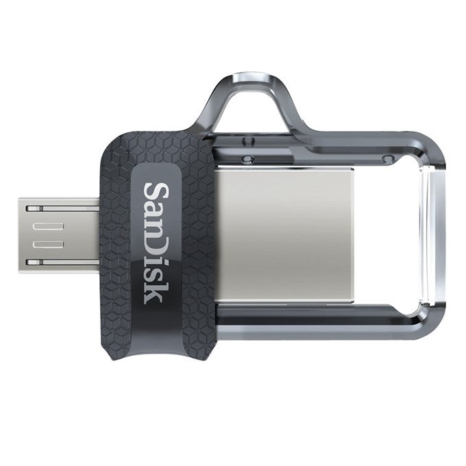 SanDisk 173386 USB flash drive 128 GB USB Type-A / Micro-USB Black, Transparent