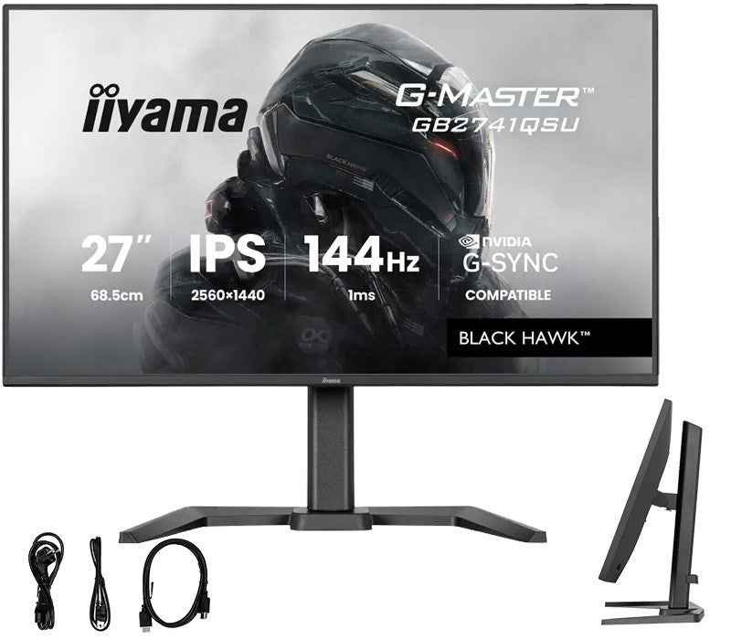 iiyama G-MASTER GB2741QSU-B1 écran d'ordinateur 68,6 cm (27") 2560 x 1440 pixels Noir
