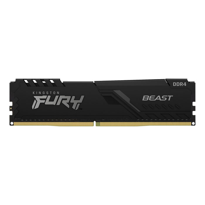 Kingston FURY Beast - DDR4 - module - 8 GB - DIMM 288-pin - 3200 MHz / PC4-25600 - CL16 - 1.35 V - unbuffered - non-ECC - black