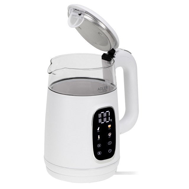 ADLER AD 1305 Wasserkocher weiß/silber