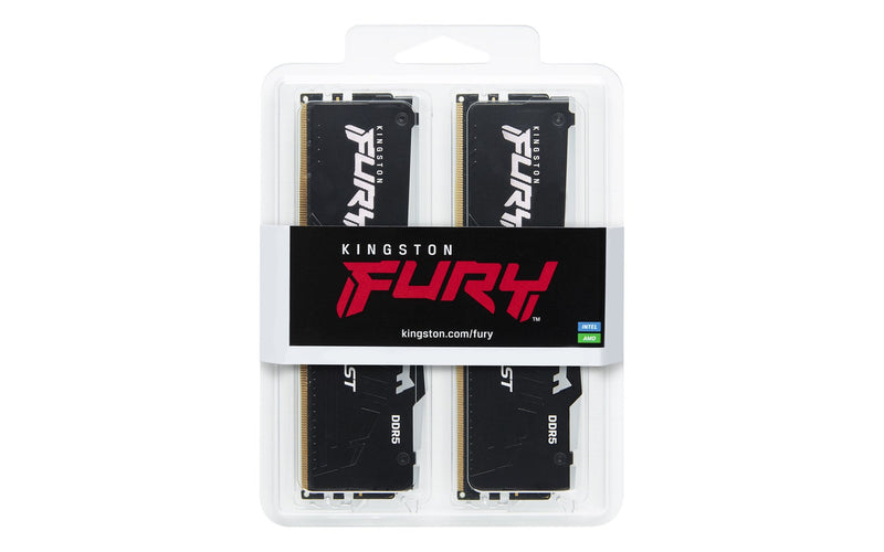 Kingston Technology FURY Beast 64GB 6000MT/s DDR5 CL36 DIMM (Kit of 2) RGB