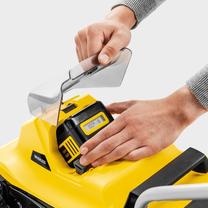 Battery-powered lawnmower KARCHER LMO 2-18 (1.445-400.0) Black, Yellow