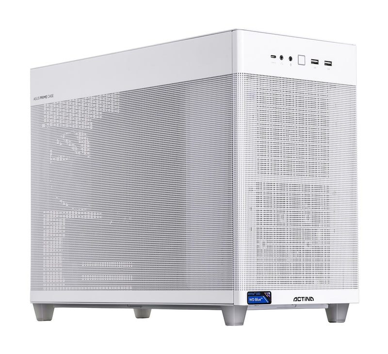 Actina 5901443431756 PC AMD Ryzen™ 7 8700F 32 GB DDR5-SDRAM 1 TB SSD AMD Radeon RX 9060 XT Mini Tower White