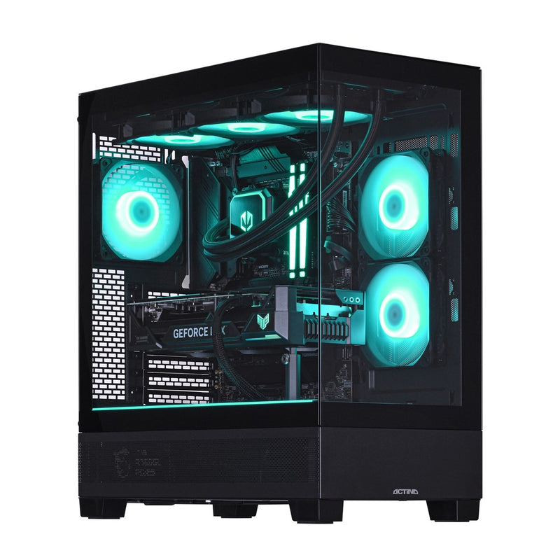 Actina 5901443416524 PC AMD Ryzen™ 7 9800X3D 32 GB DDR5-SDRAM 2 TB SSD NVIDIA GeForce RTX 5080 Midi Tower Black