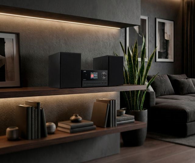 JVC UX-E225B Mini hi-fi system Black