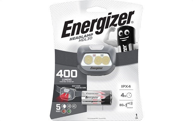 ENERGIZER FLASHLIGHT HEADLIGHT HDL30 3AAA 400 lm