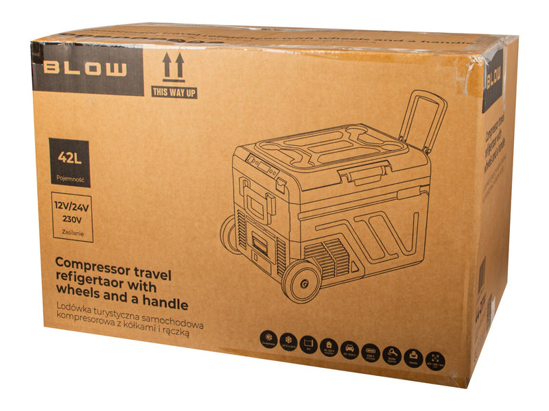 Tourist compressor car fridge 42L BLOW -20°C