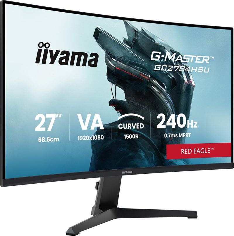 iiyama G-MASTER GC2784HSU-B1 computer monitor 68.6 cm (27") 1920 x 1080 pixels Full HD LCD Black