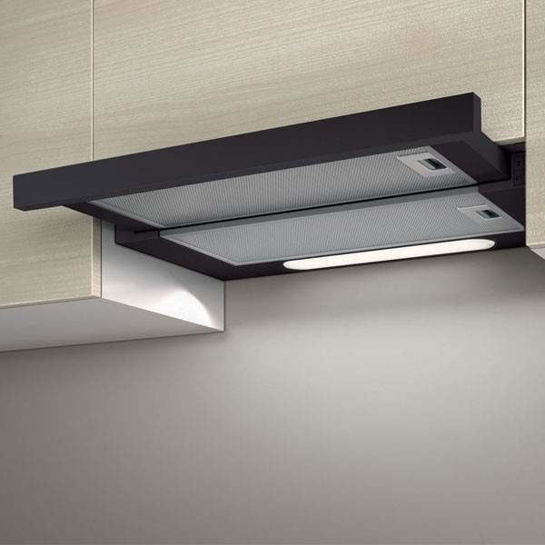 Elica ELITE 14 LUX BL/A/50 Einbauhaube Schwarz 650 m3/h