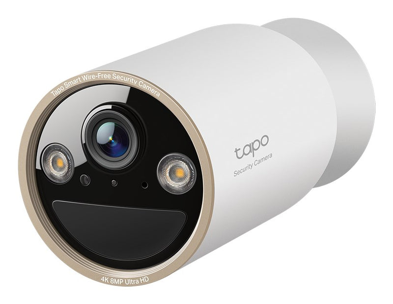 TP-Link Tapo Wire-Free Indoor/Outdoor Security Camera SPEC:4K UHD (3840x2160), H.265/H.264 Supported, 16x UHD Digital Zoom, 2.4/5 GHz Dual Band Wi-Fi,