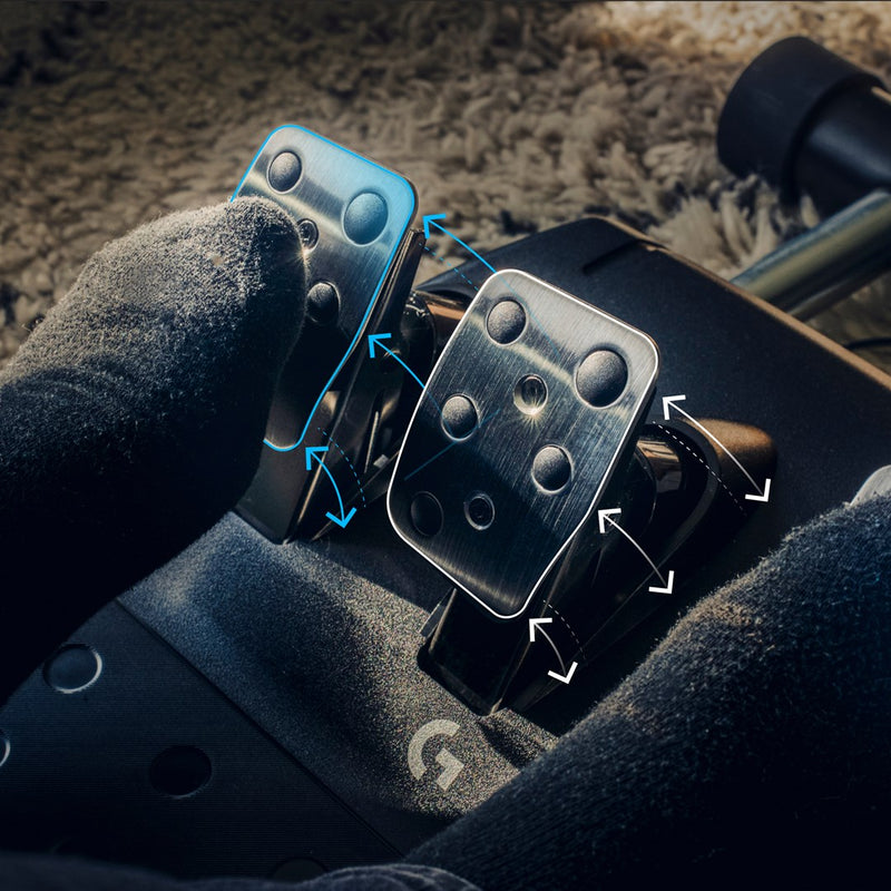 Volant et pédales de course Logitech G G923 pour PS5, PS4 et PC