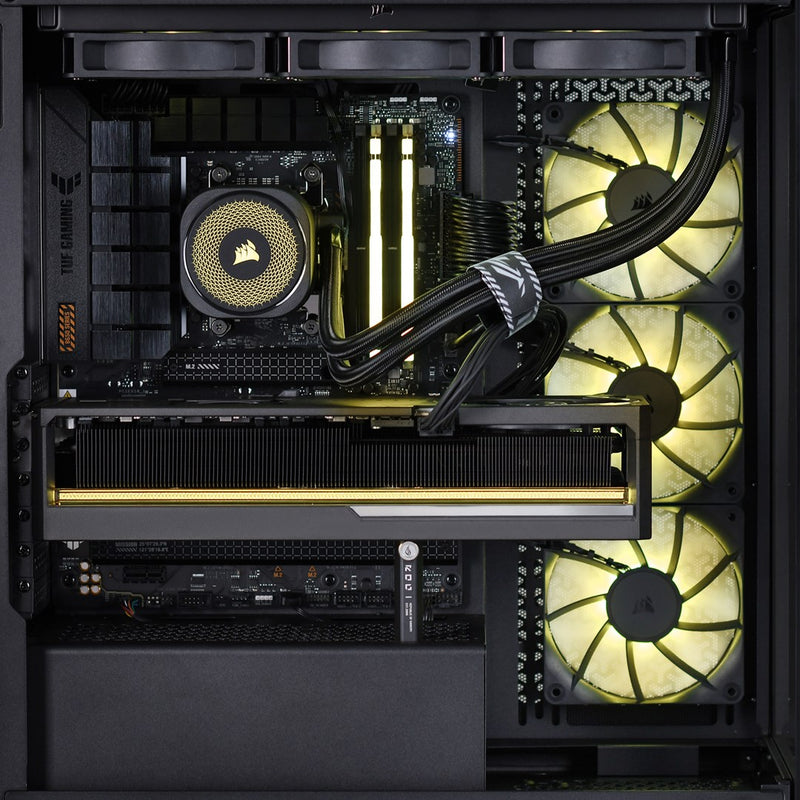 Actina 5901443413721 PC AMD Ryzen™ 7 7800X3D 32 Go DDR5-SDRAM 2 To SSD NVIDIA GeForce RTX 5080 Boîtier Midi Tour Noir