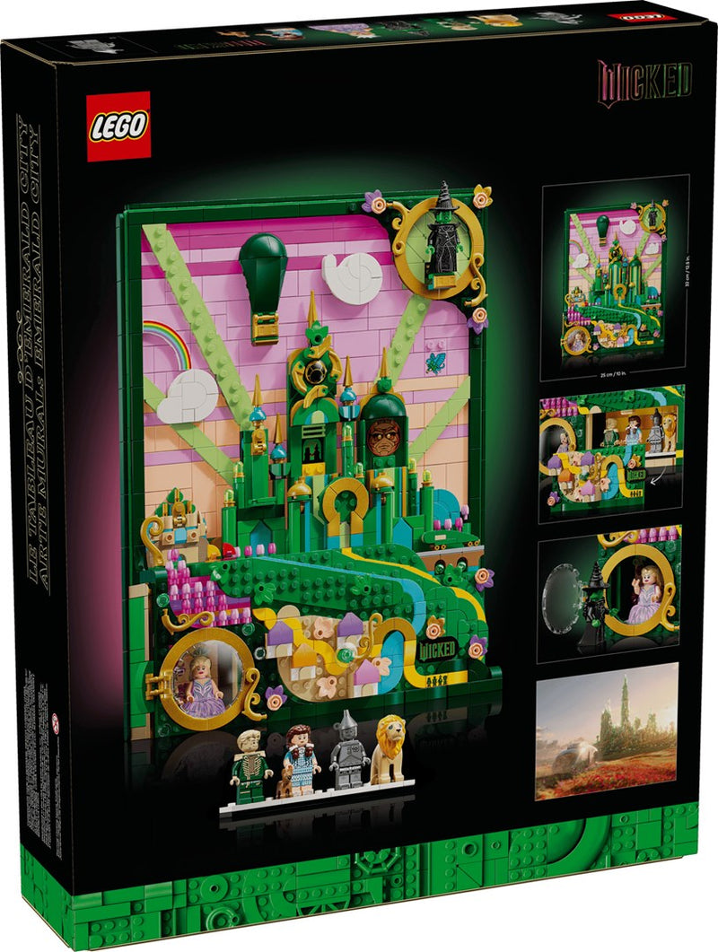 LEGO WICKED 75685 Emerald City Wall Art