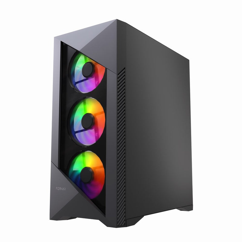 Gembird CCC-FC-900ARGB Gaming computer case Fornax 900, ATX, black